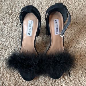 Steve Madden feathered heels